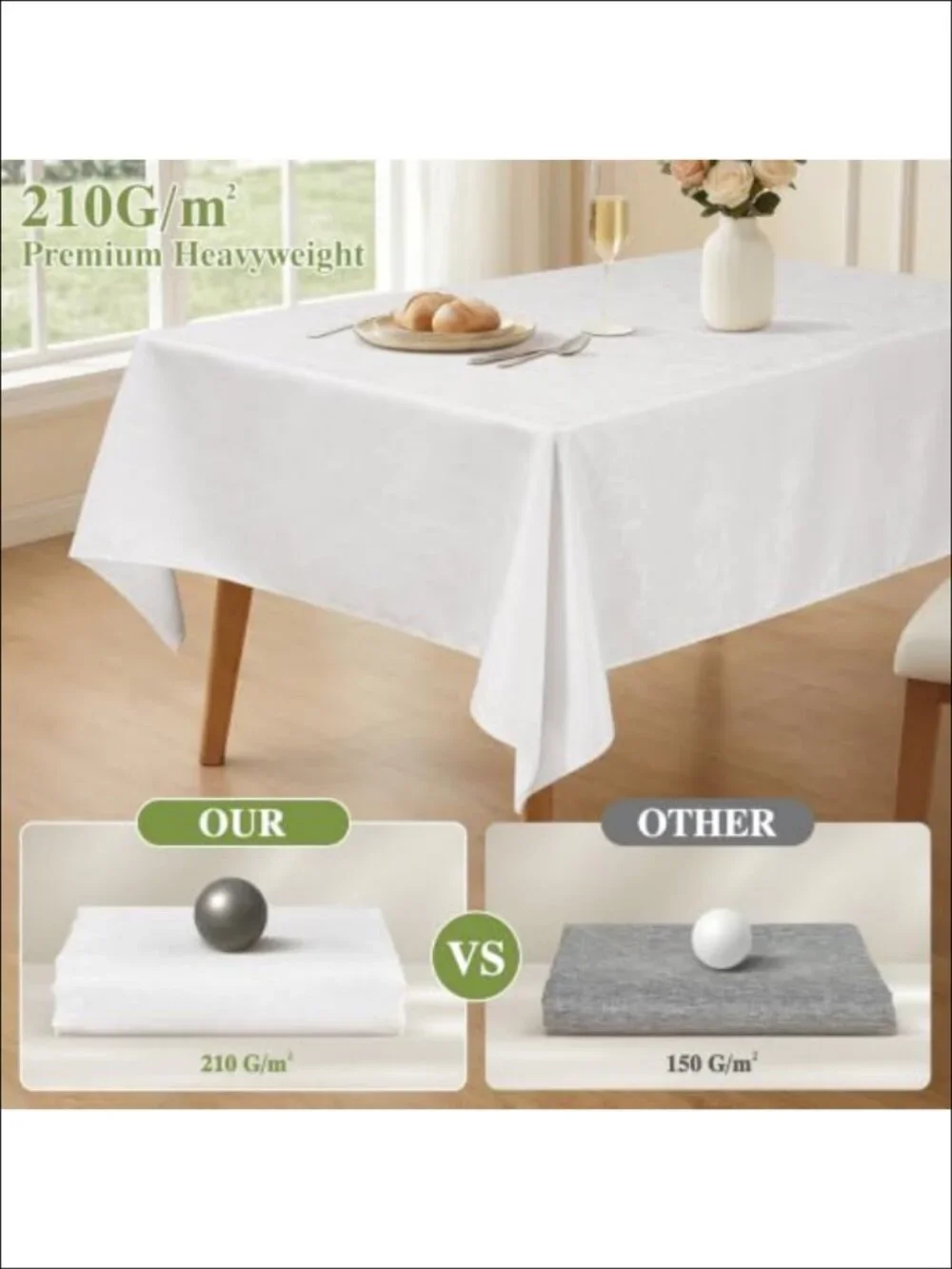 Jacquard Tablecloth 60x120 for 8ft Rectangle Table Dining